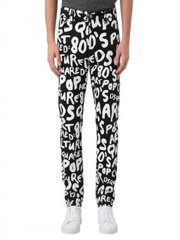 Dsquared2 - Black Straight Mid Rise Jeans