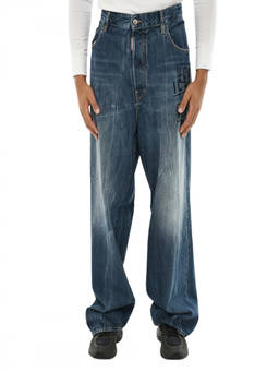 Dsquared2 - Navy Blue Mid Rise Jeans