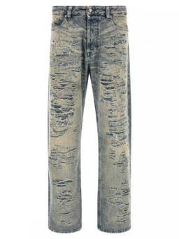 Diesel - Light Blue Distressed Jeans