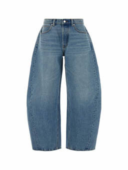 Alexander Wang - Light Blue Loose Mid Rise Jeans