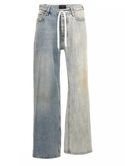 Balenciaga - Multicolor Fifty-Fifty Jeans