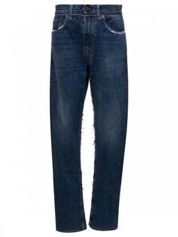 Maison Margiela - Blue High-waisted Jeans