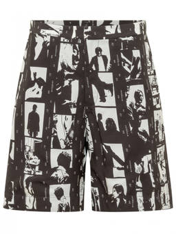 Givenchy - Black Graphic Shorts