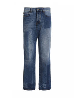 MSGM - Blue Mid Rise Jeans