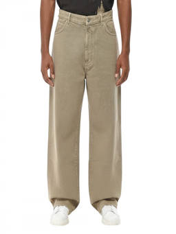 1989 STUDIO - Beige Relaxed Mid Rise Jeans