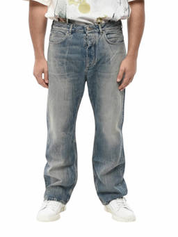 1989 STUDIO - Blue Straight Mid Rise Jeans