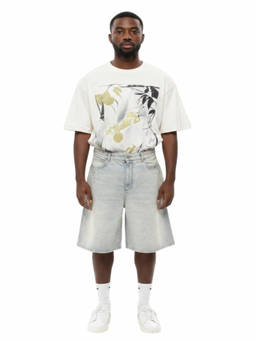 1989 STUDIO - Light Blue Loose Denim Shorts