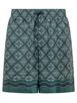 Casablanca - Green Regular Printed Shorts