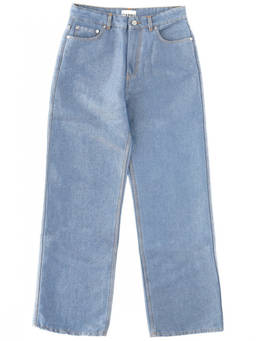 Ganni - Blue Mid Rise Loose Jeans