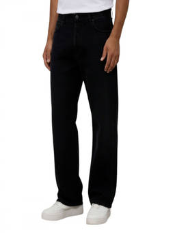 BALMAIN - Black Loose Solid Jeans