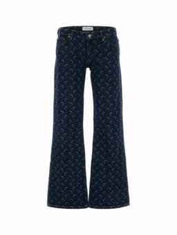 Marine Serre - Multicolor Flared Mid Rise Jean