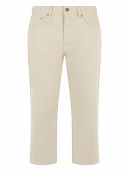 R13 - Beige Straight Mid Rise Jeans