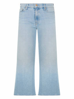 Mother Denim - Light Blue Flared High Rise Jeans