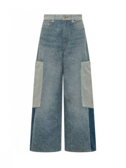 Ganni - Light Blue Loose High Rise Jeans