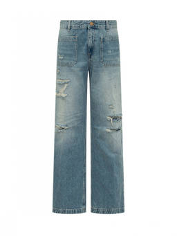 Seafarer - Blue Straight High Rise Jeans