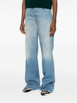 Gucci - Light Blue Cotton Flared Jeans