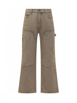 Amiri - Beige Regular Mid Rise Jeans