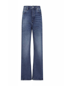 Studio Nicholson - Blue Straight High Rise Jeans