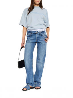 Alexander Wang - Blue Slim Mid Rise Jeans