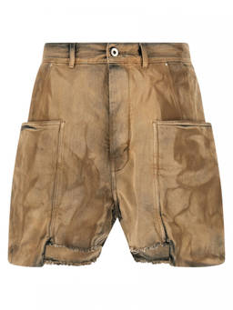 Rick Owens - Beige Stefan Cargo Shorts