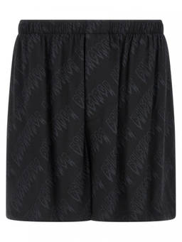 Balenciaga - Black Logo Shorts