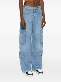 Jacob Cohen - Light Blue Riri Relaxed Fit Cargo Jeans