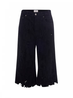 Haikure - Black Distressed Shorts