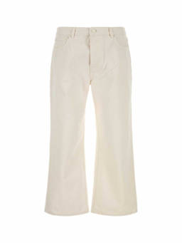 AMI Paris - Off White Loose Mid Rise Jeans