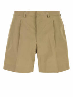 PRADA - Beige Solid Shorts