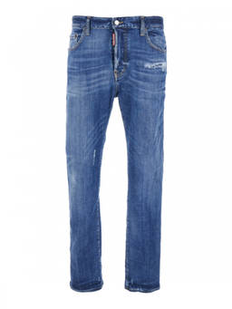 Dsquared2 - Blue Regular Fit Ripped Jeans
