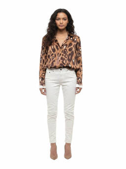 Woolrich - White Skinny Mid Rise Jeans