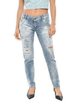 Dsquared2 - Blue Slim Low Rise Jeans