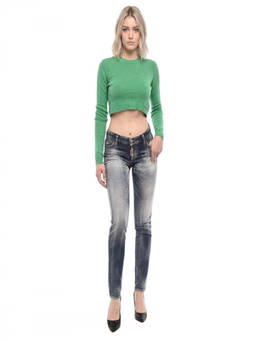Dsquared2 - Blue Skinny Low Rise Jeans