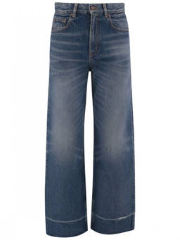 Chloe - Blue Straight High Rise Jeans
