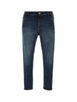 Pt Torino - Blue Mid Rise Jeans