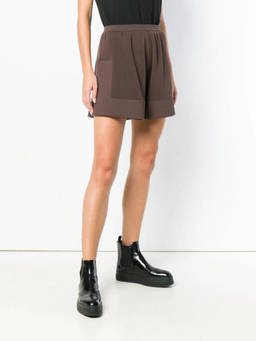 Rick Owens - Brown Knitted Shorts