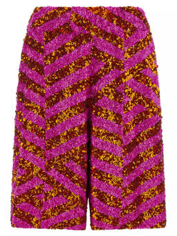 Dries Van Noten - Multicolor Pomy Bis Bermuda Shorts