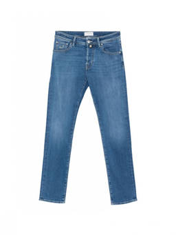 Jacob Cohen - Light Blue Mid Rise Jeans