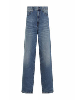 Carhartt - Blue Relaxed Mid Rise Jeans