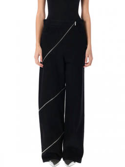 ALAIA - Black Zip Denim