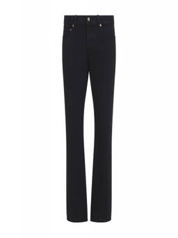 Saint Laurent - Black Slim Mid Rise Jeans
