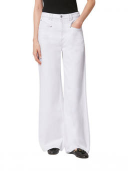 Isabel Marant - White Straight High Rise Jeans