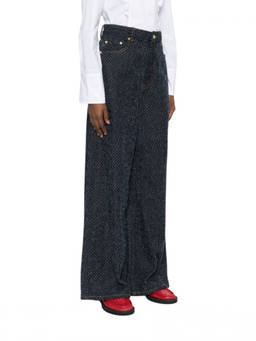 Ganni - Blue Loose High Rise Jeans