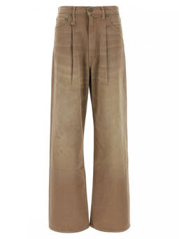 R13 - Brown Damon Pleated jeans