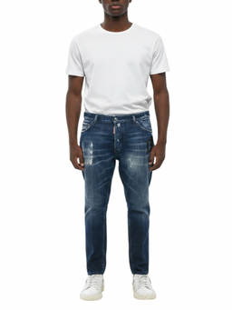 Dsquared2 - Blue Slim Distressed Jeans