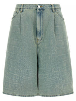 Nude - Light Blue Kate Bermuda Shorts