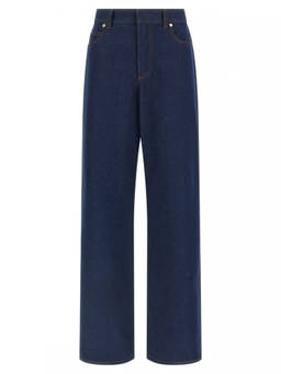 Fendi - Navy Blue Straight Leg Denim Jeans