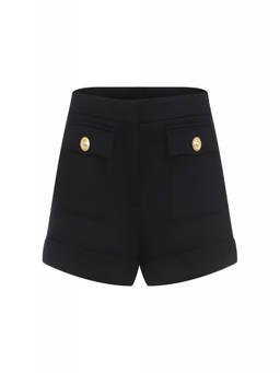 Tom Ford - Dark Blue Wool Shorts
