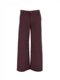 Mother Denim - Maroon Loose High Rise Jeans