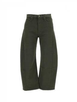 Mother Denim - Green Relaxed High Rise Jeans